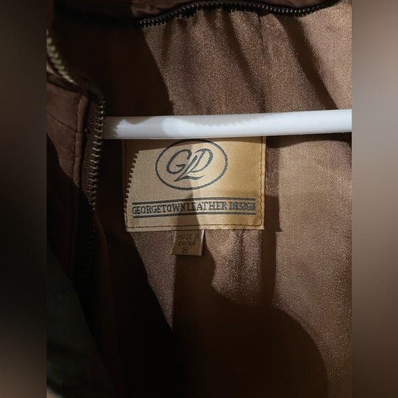 Genuine Leather Jacket - Brown - Picture 5 of 8